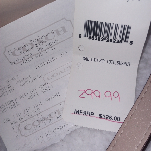 Coach, New, Gorgeous Pinkish/Beige Color - Picture 7 of 7